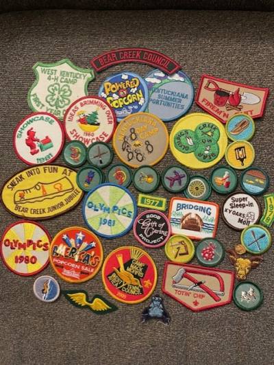 Boy Scout and 4-H Patches